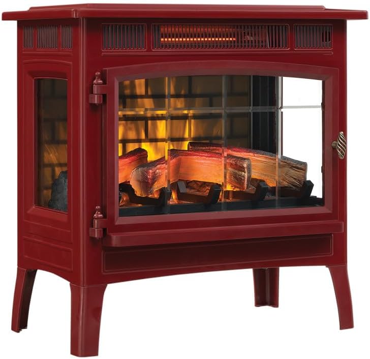 Freestanding Electric Fireplace Stove Heater