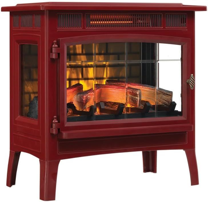 Freestanding Electric Fireplace Stove Heater