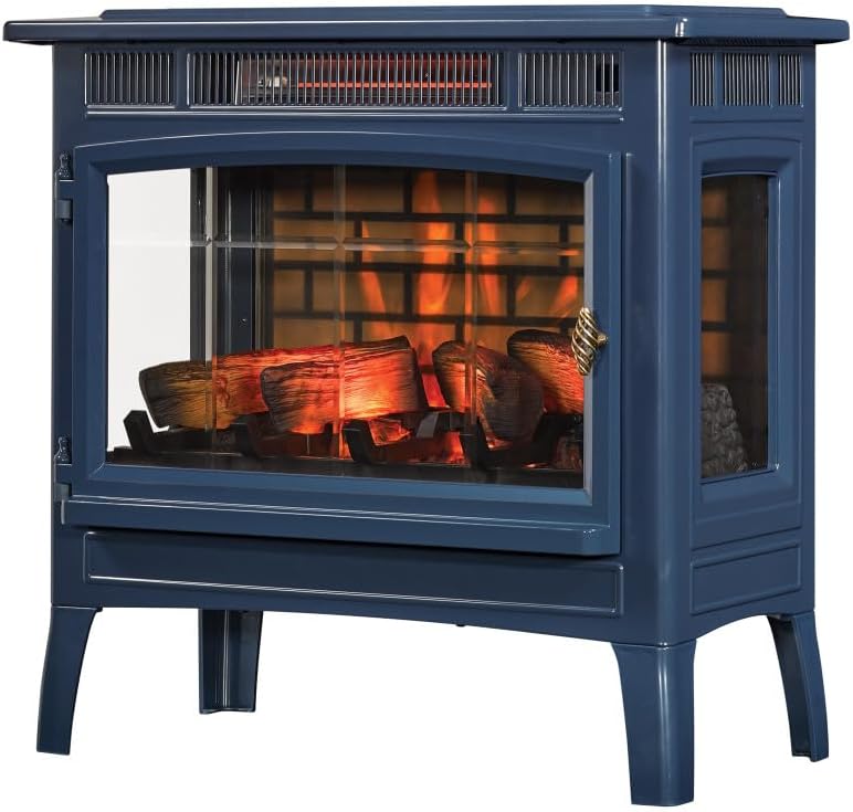 Freestanding Electric Fireplace Stove Heater