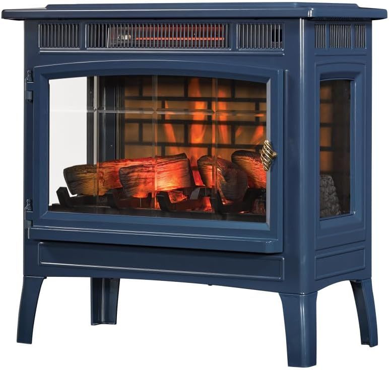 Freestanding Electric Fireplace Stove Heater
