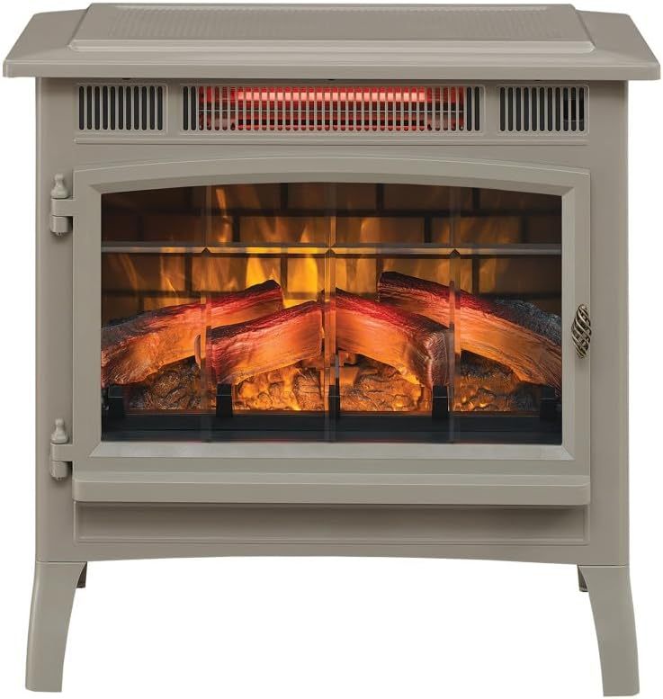 Freestanding Electric Fireplace Stove Heater