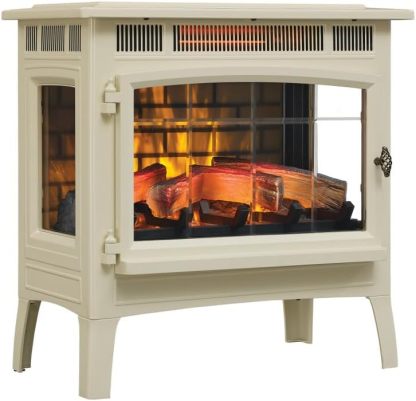 Freestanding Electric Fireplace Stove Heater