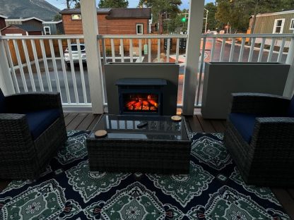 Freestanding Electric Fireplace Stove Heater