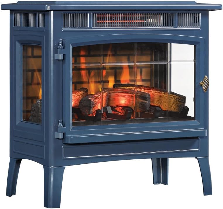 Freestanding Electric Fireplace Stove Heater