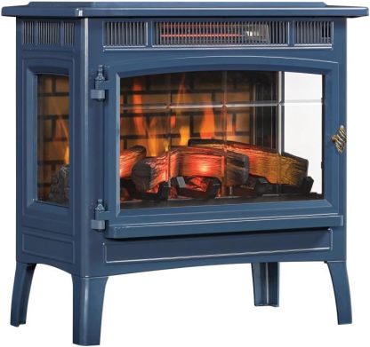 Freestanding Electric Fireplace Stove Heater