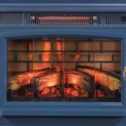 Freestanding Electric Fireplace Stove Heater