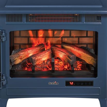 Freestanding Electric Fireplace Stove Heater