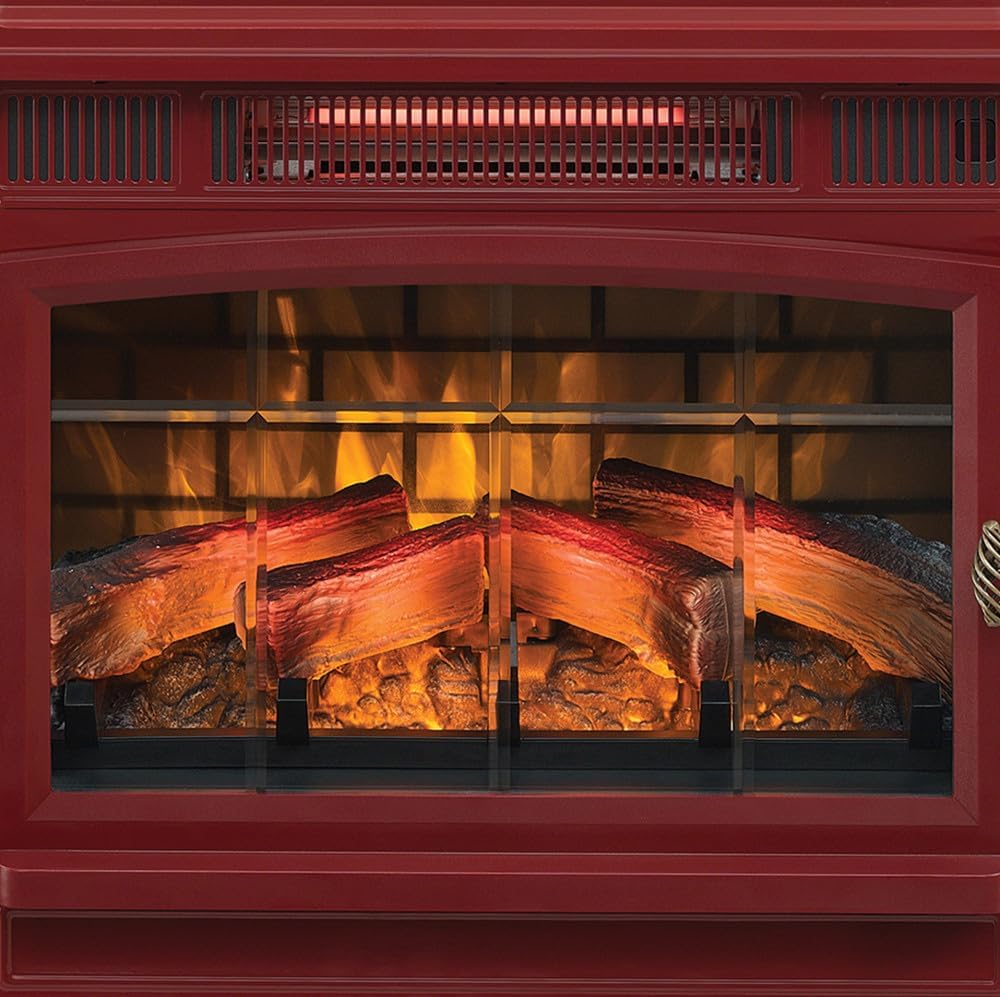 Freestanding Electric Fireplace Stove Heater