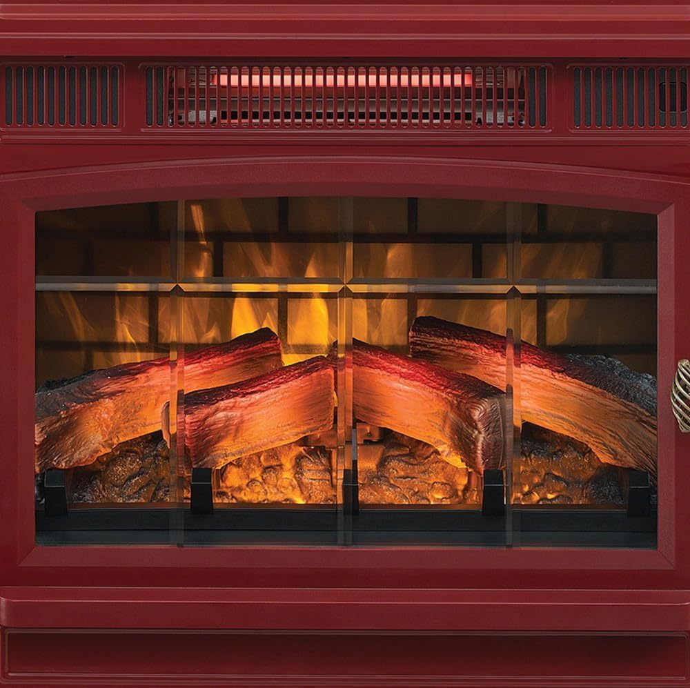 Freestanding Electric Fireplace Stove Heater