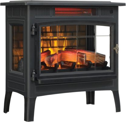 Freestanding Electric Fireplace Stove Heater