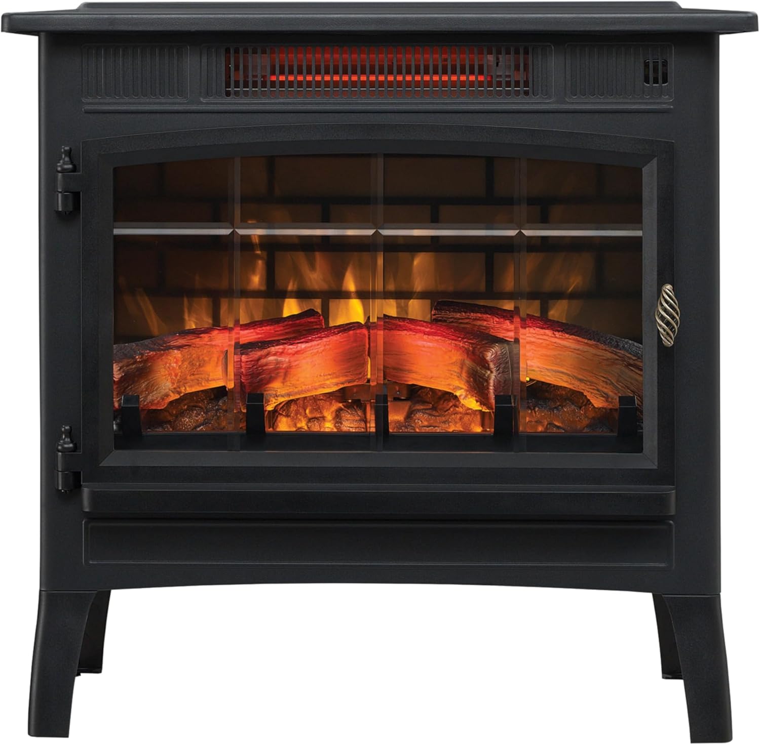 Freestanding Electric Fireplace Stove Heater