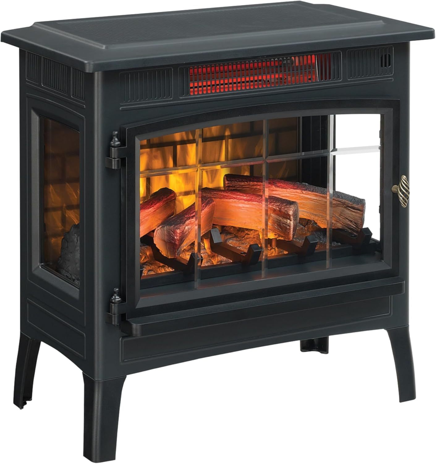 Freestanding Electric Fireplace Stove Heater
