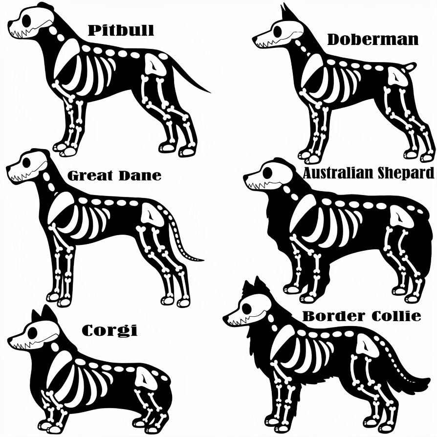 🎃🐾 Custom Embroidered Skeleton Dog & Cat Breed Halloween Sweatshirt – Personalized Pet Lover Spooky Gift