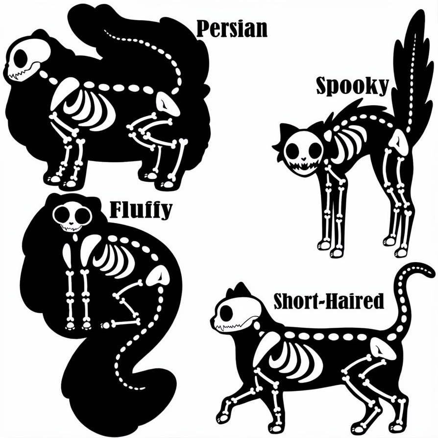 🎃🐾 Custom Embroidered Skeleton Dog & Cat Breed Halloween Sweatshirt – Personalized Pet Lover Spooky Gift