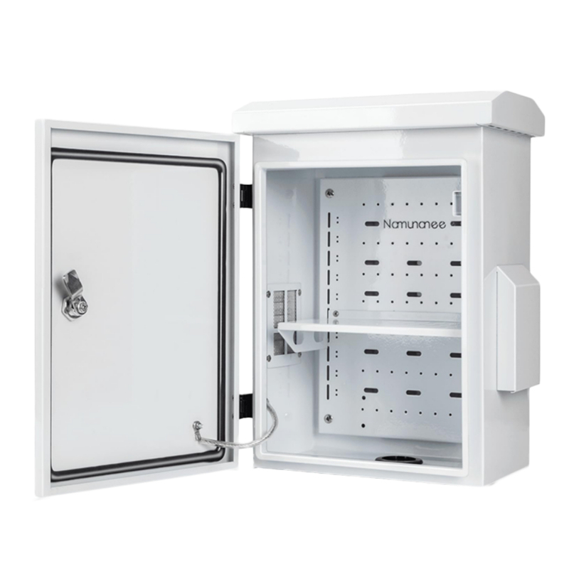 Outdoor Electrical Box with Thermostat and Fan, Cold-Rolled Steel Plate, Aluminum Alloy Back Beam, WD Series