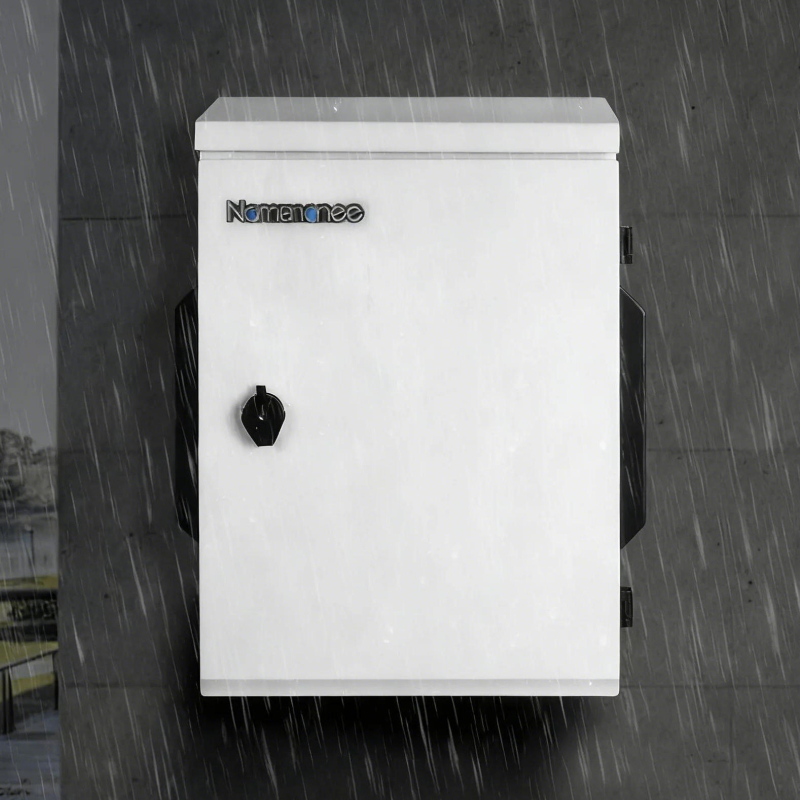 Outdoor Electrical Box with Thermostat and Fan, Cold-Rolled Steel Plate, Aluminum Alloy Back Beam,H3 Series