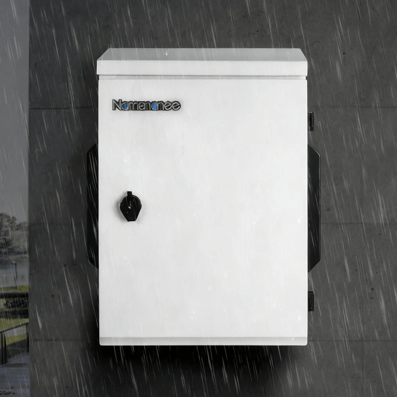 Outdoor Electrical Box with Thermostat and Fan, Cold-Rolled Steel Plate, Aluminum Alloy Back Beam,H3 Series