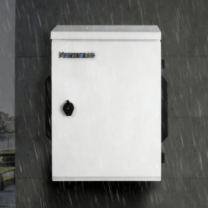 Outdoor Electrical Box with Thermostat and Fan, Cold-Rolled Steel Plate, Aluminum Alloy Back Beam,H3 Series