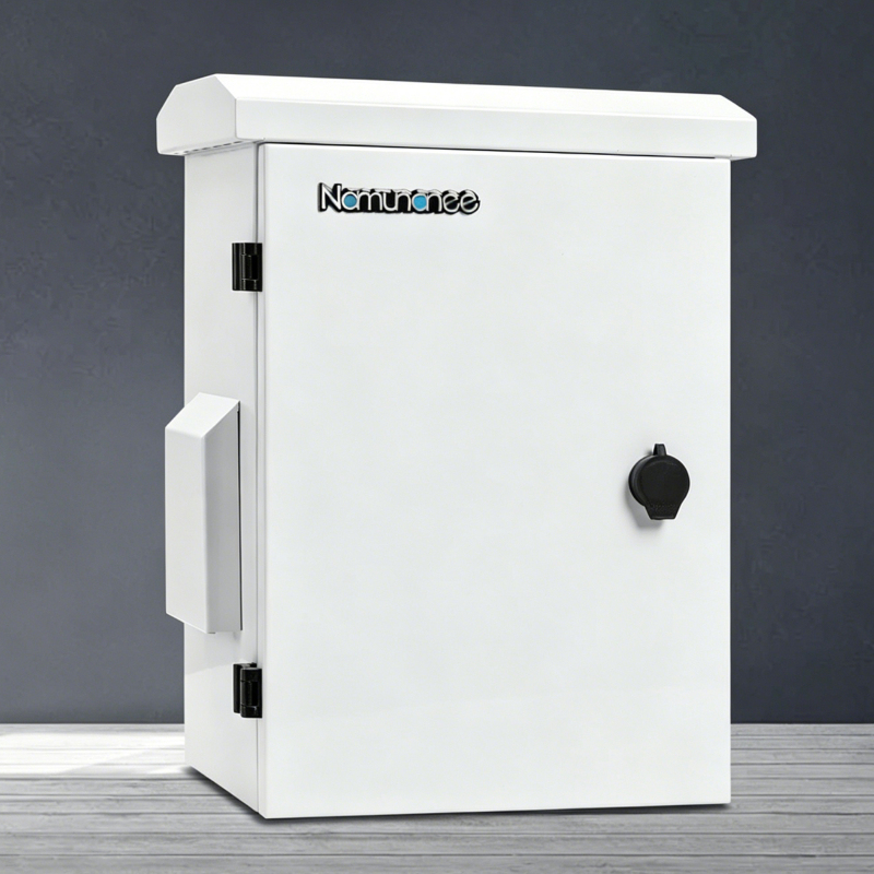 Outdoor Electrical Box with Thermostat and Fan, Cold-Rolled Steel Plate, Aluminum Alloy Back Beam, WD Series