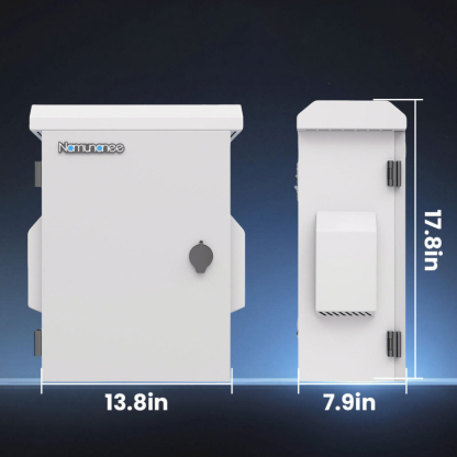 Outdoor Electrical Box with Thermostat and Fan, Cold-Rolled Steel Plate, Aluminum Alloy Back Beam, WD Series