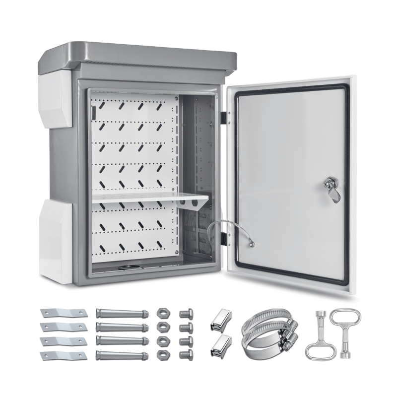 Outdoor Electrical Box with Thermostat and Fan, Cold-Rolled Steel Plate, B4 Series