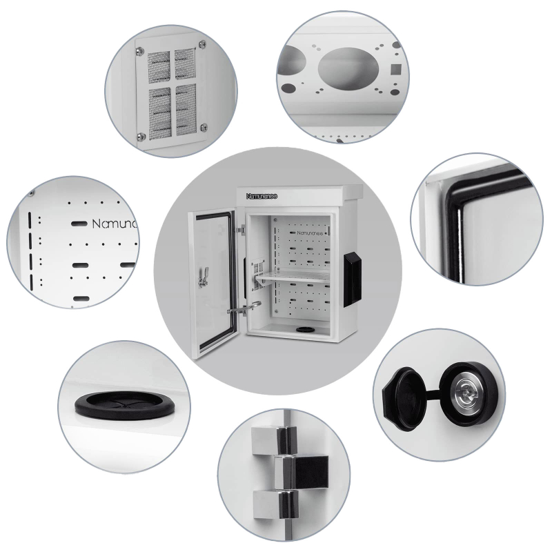 [Copy]Outdoor Electrical Box with Thermostat and Fan, Cold-Rolled Steel Plate, Aluminum Alloy Back Beam, YH Series