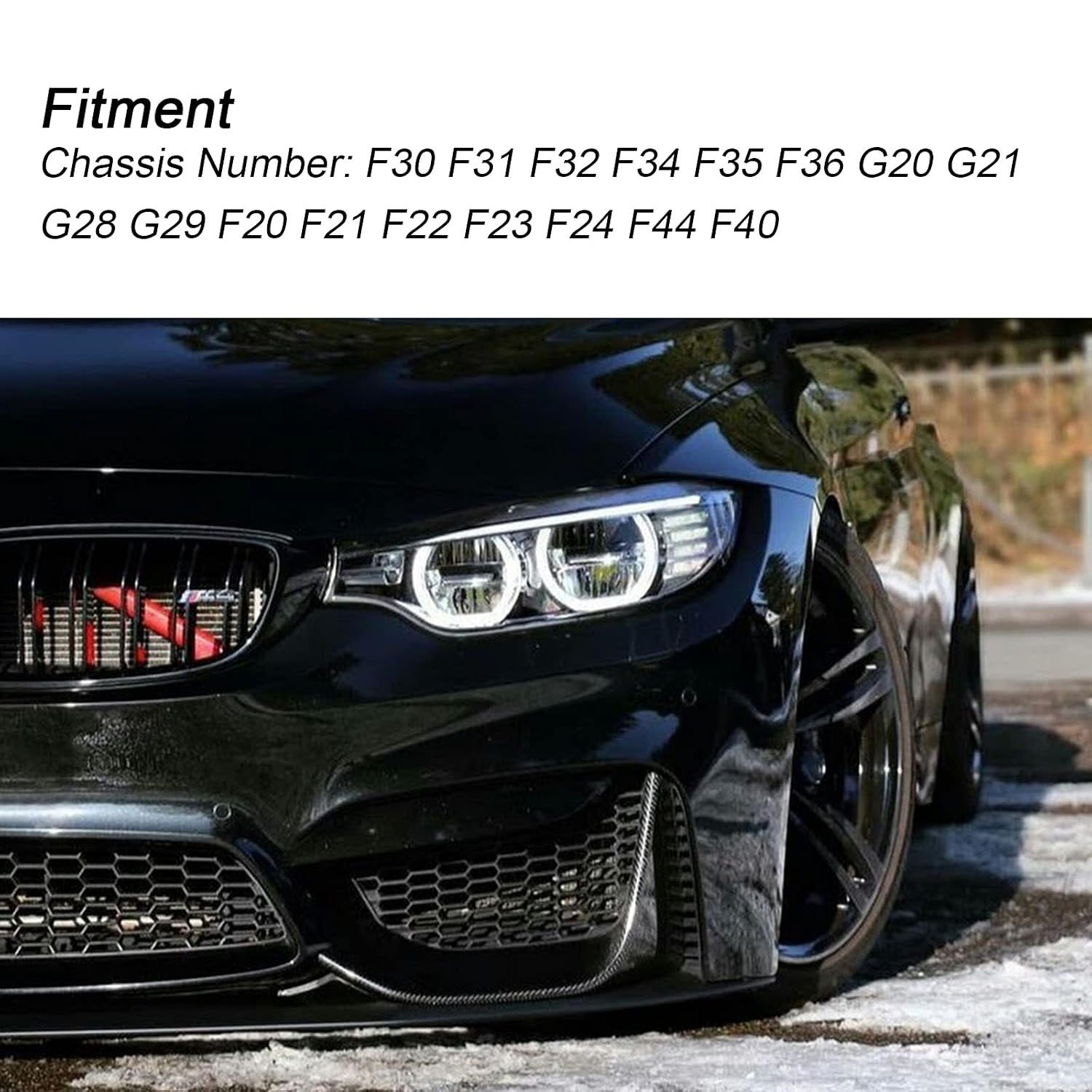 Covelta Grille Insert Stripes Replace for 2012-2019 BMW 1 series, 2 series, 3 series, 4 series and Z4