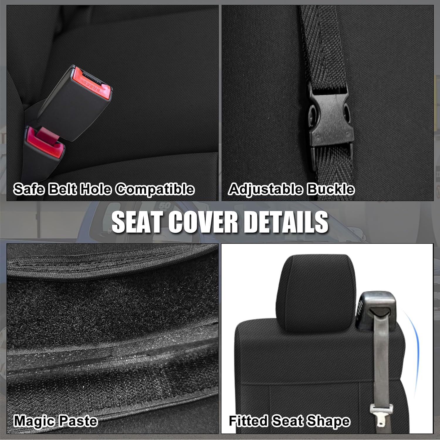 Full Set Seat Cover Replacement for 2004–2008 Ford F-150 XLT Super Cab
