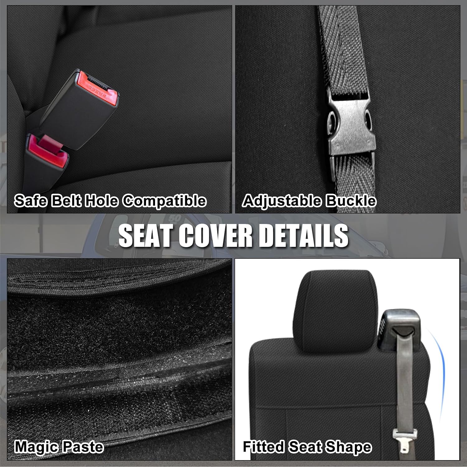 Front Seat Cover Replacement for 2004–2008 Ford F-150 XLT Super Cab