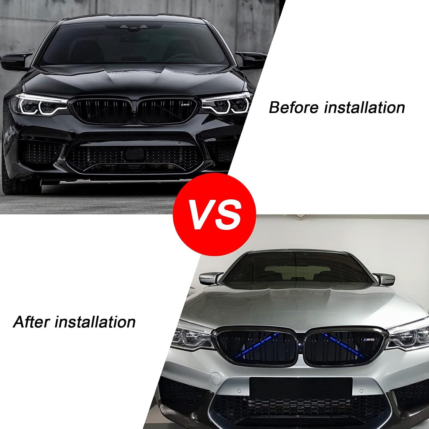 Covelta Grille Insert Stripes Replace for 2012-2019 BMW 1 series, 2 series, 3 series, 4 series and Z4