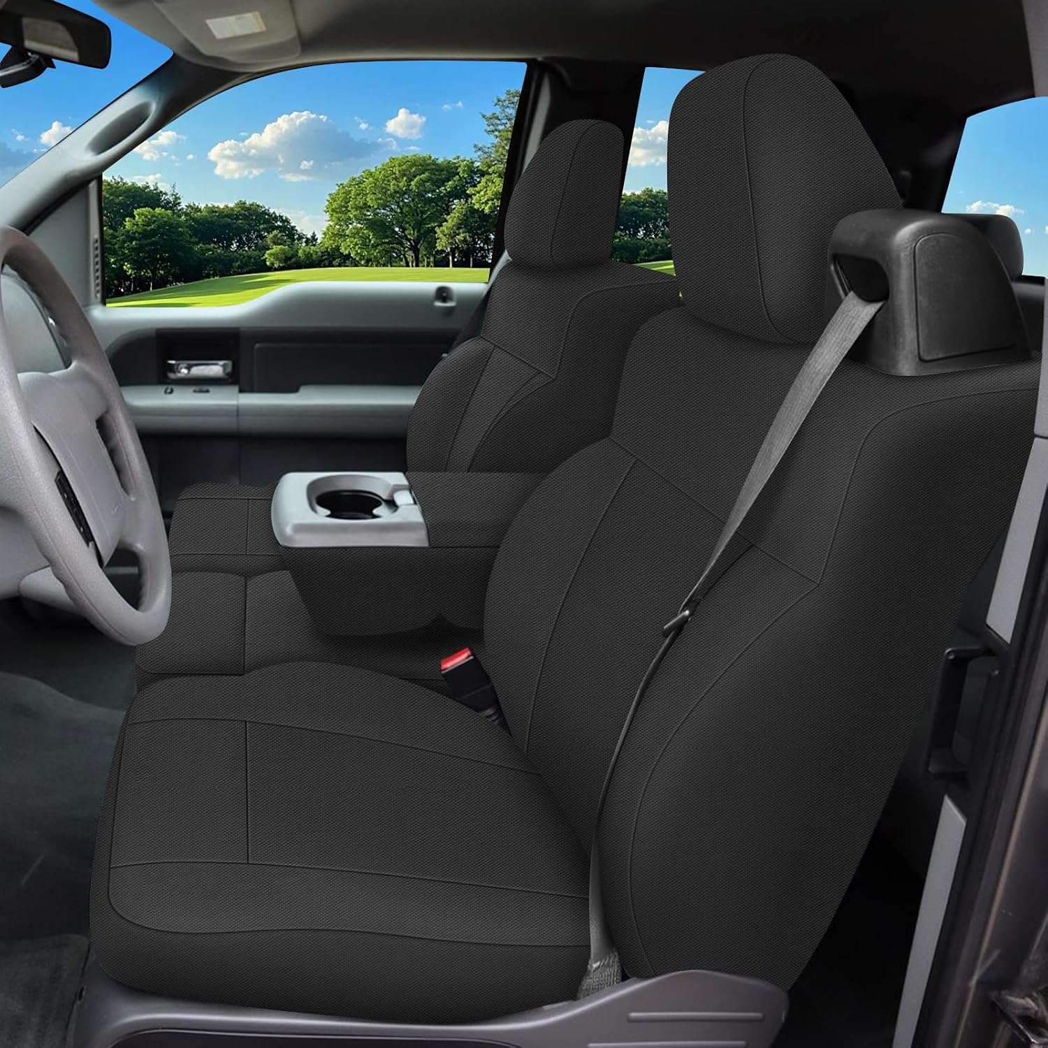 Front Seat Cover Replacement for 2004–2008 Ford F-150 XLT Super Cab