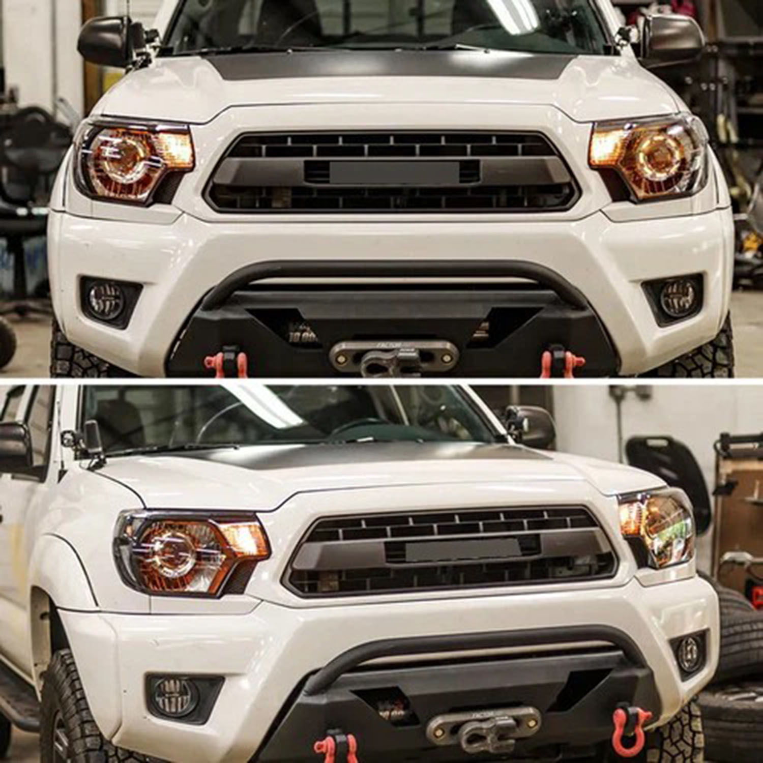 Covelta Front Bumper Air Grille with LED Lights for 2012–2015 Toyota Tacoma