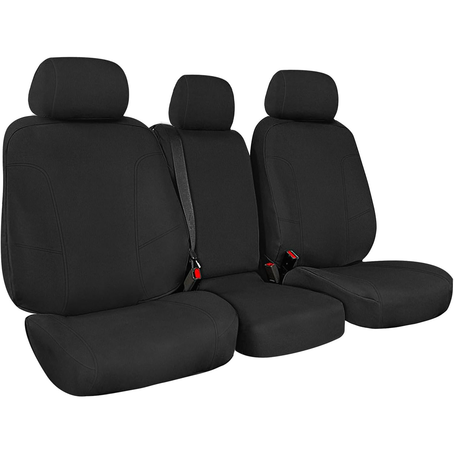 Front Seat Cover for 2011–2014 Ford F-150 F-250 F-350 F-450 F-550(Black)