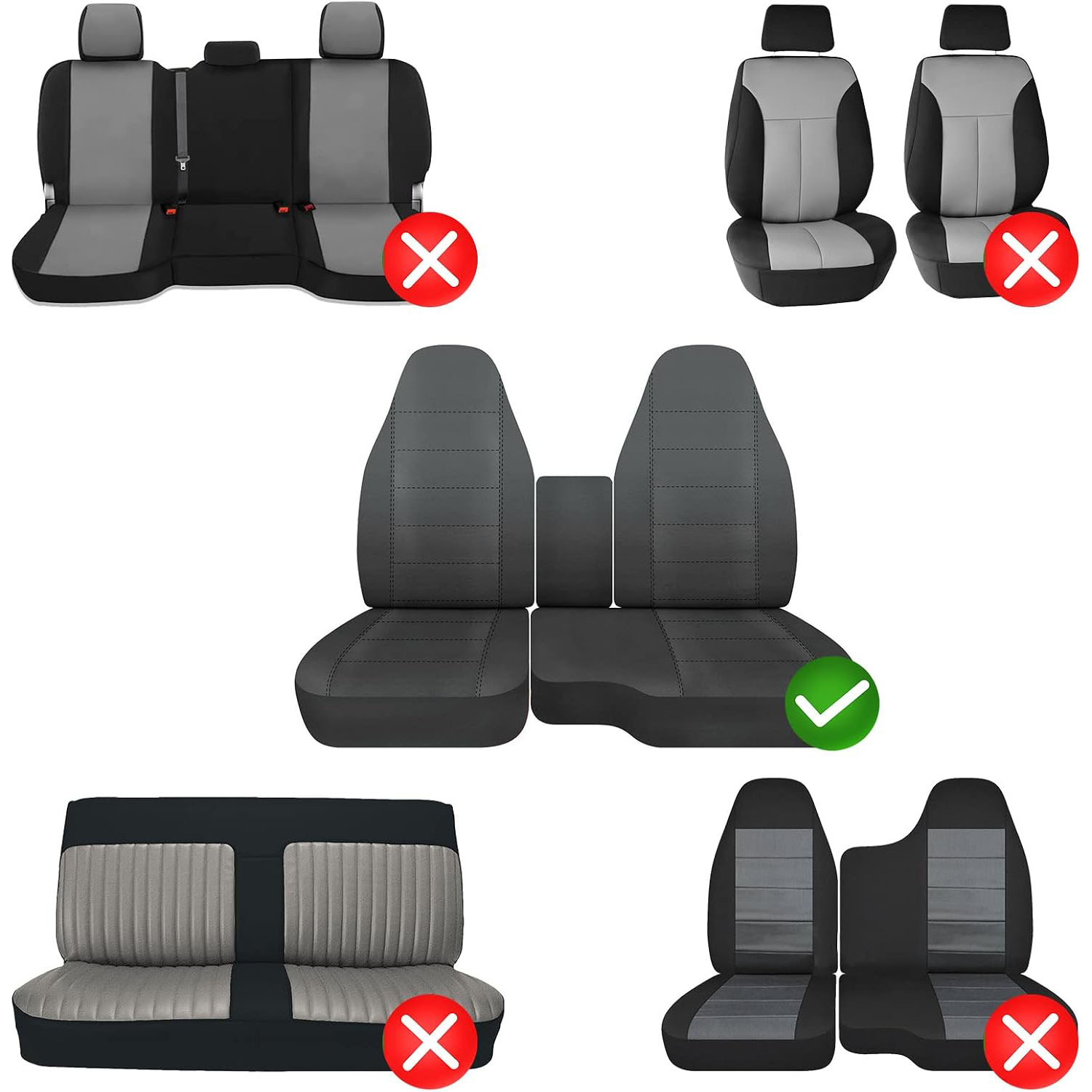 Front Seat Cover for 1991–1997 Ford Ranger Pickup
