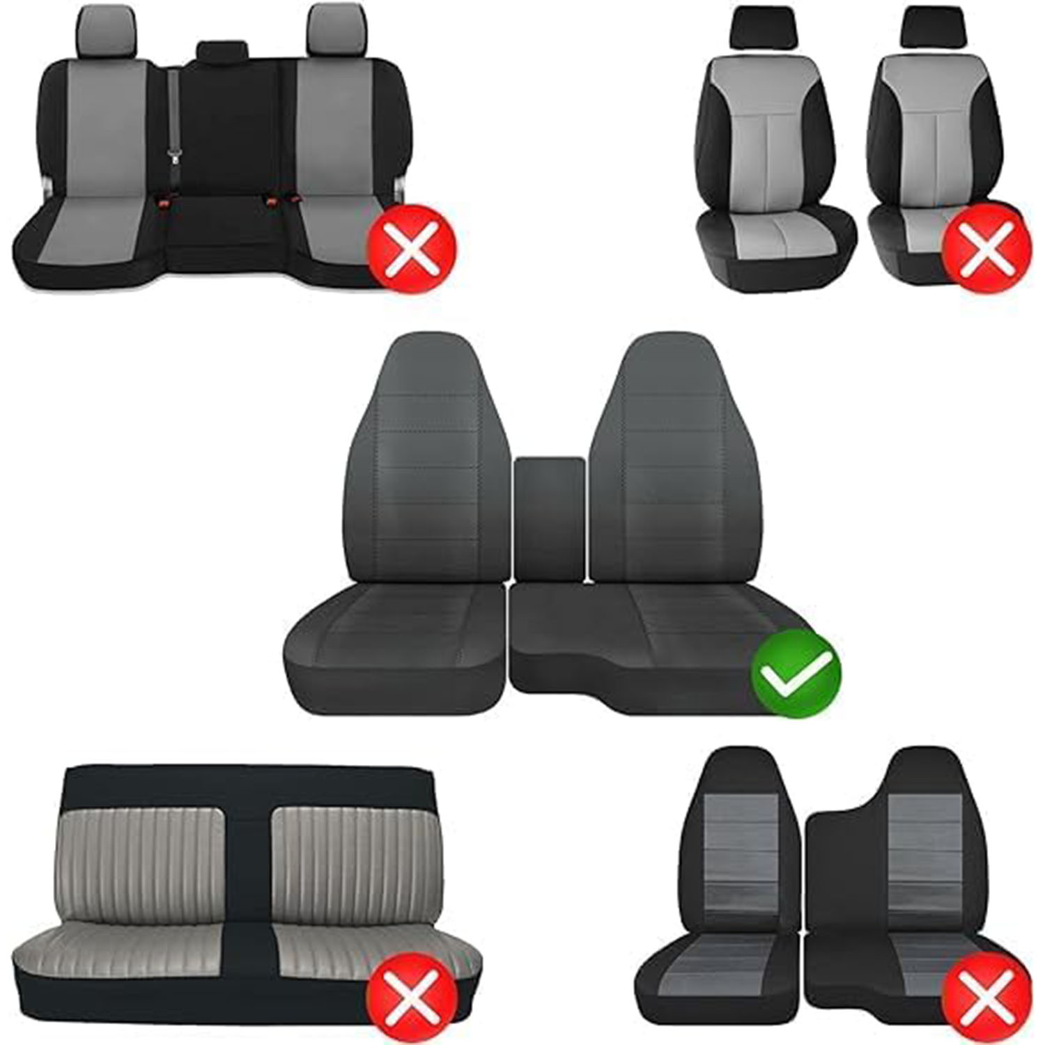 Front Seat Cover for 2004–2012 Ford Ranger Pickup