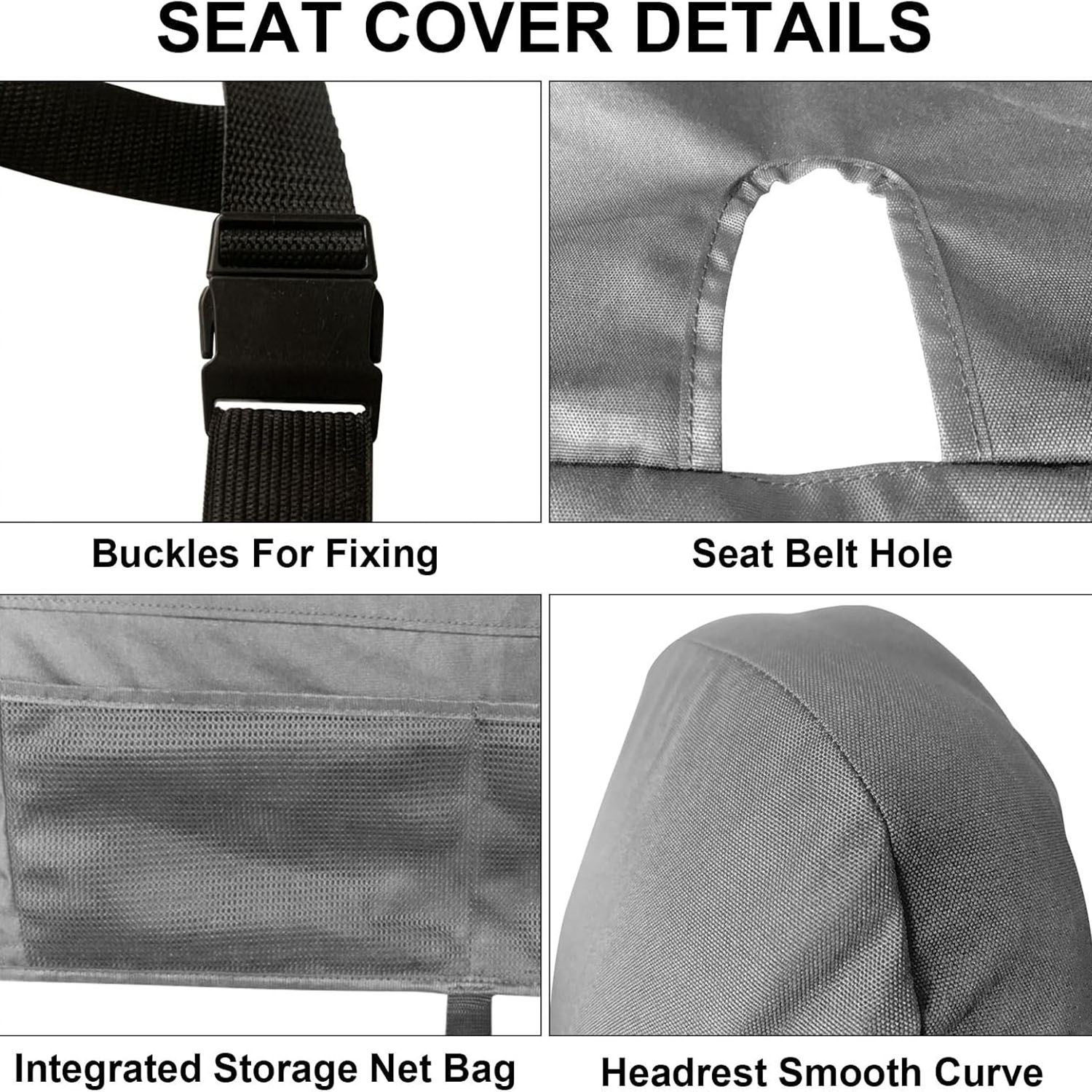 Front Bench Seat Cover for 1999–2007 Ford F-250 F-350 F-450 F-550
