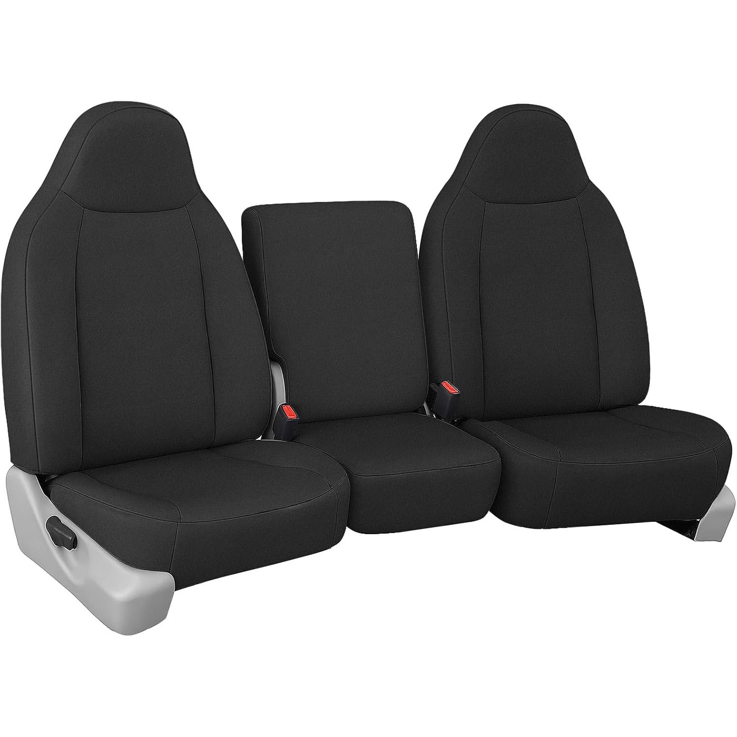 Front Seat Cover for 1999–2007 Ford F-250 F-350 F-450 F-550(Black)