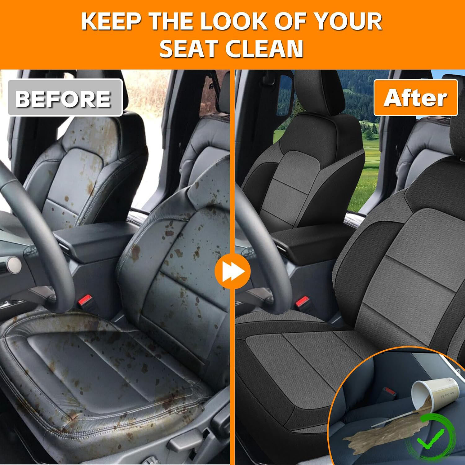 Full Seat Cover for 2021–2025 Ford Bronco 4 Door