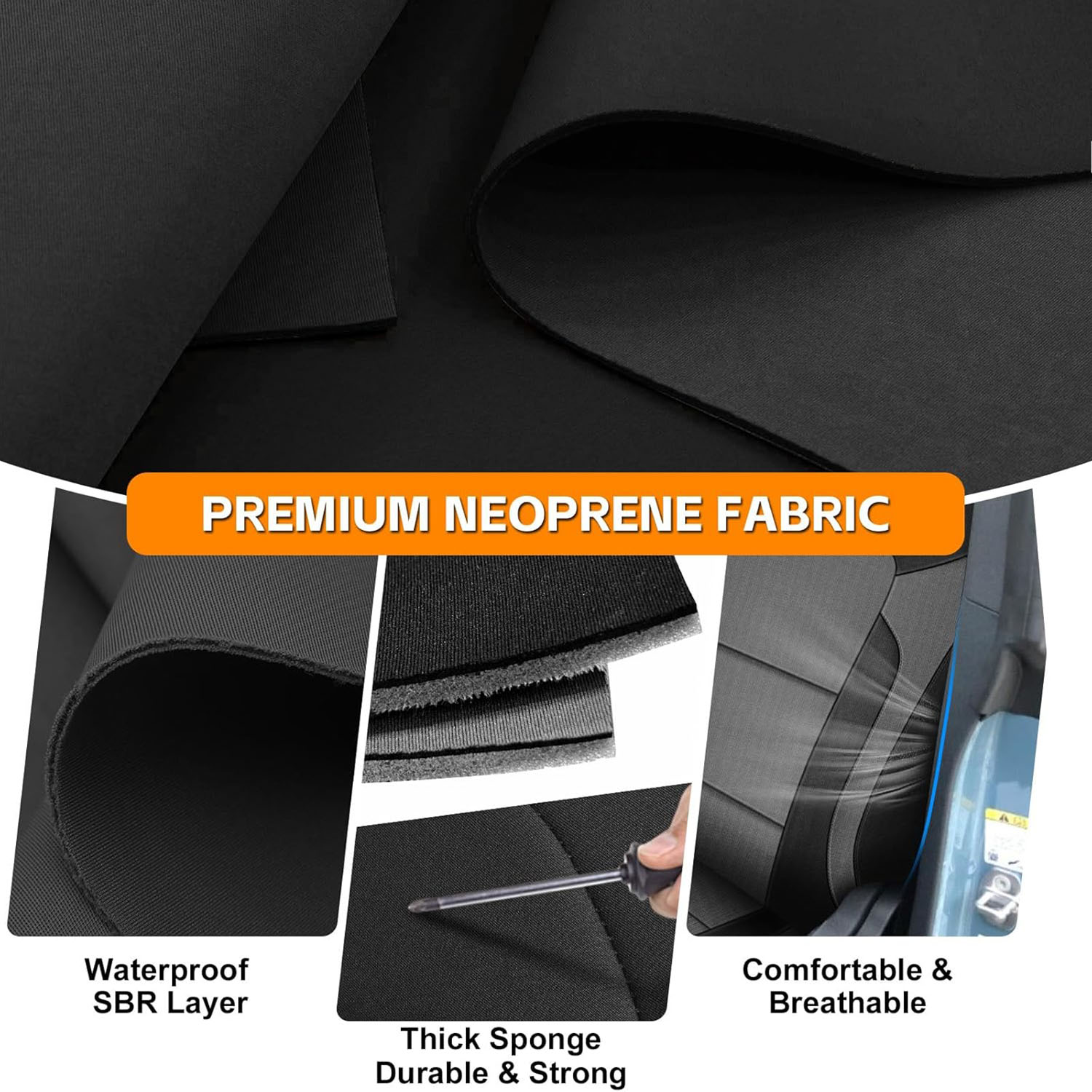 Full Seat Cover for 2021–2025 Ford Bronco 4 Door