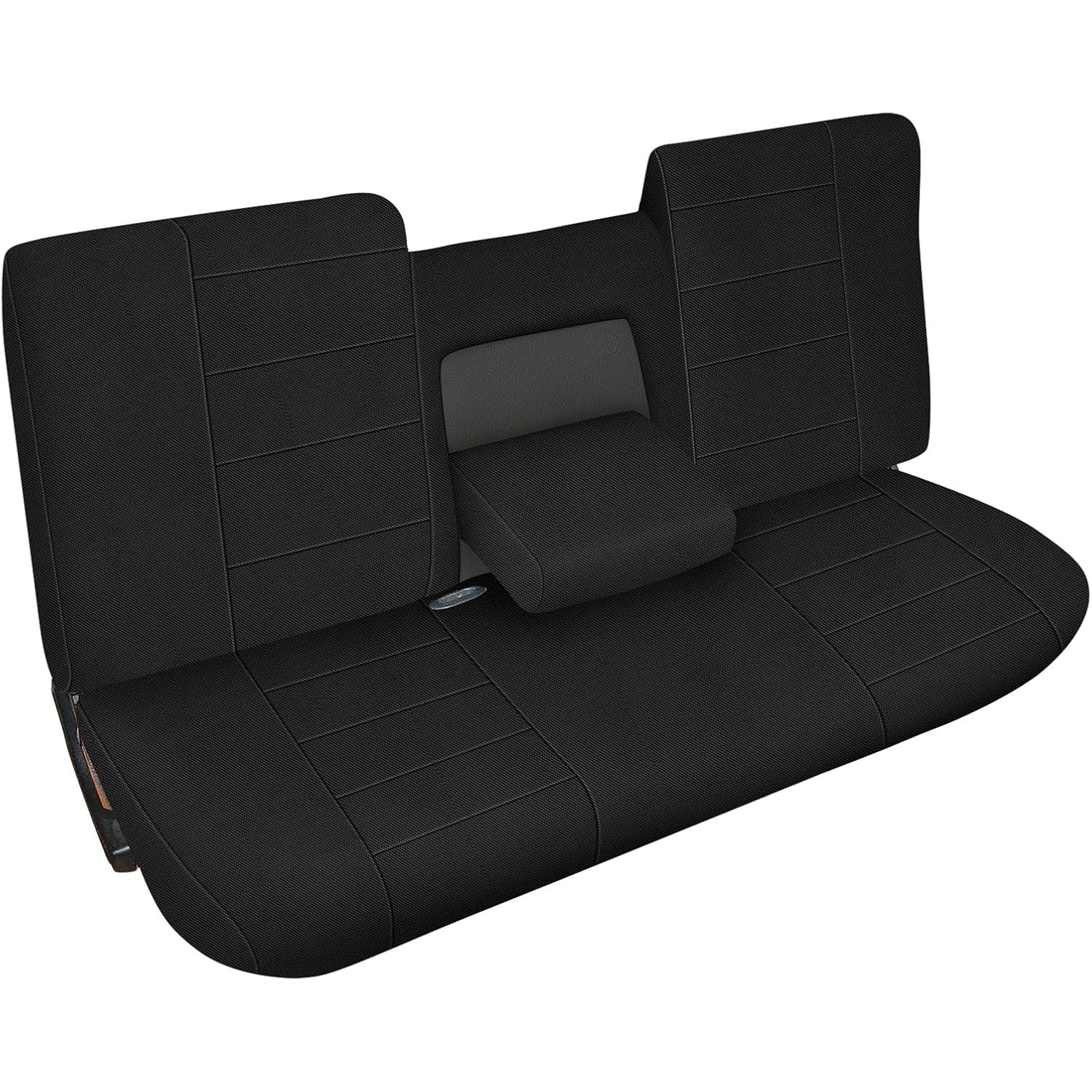 Covelta Front Bench Seat Cover for 1987–1991 Ford F150（Black）