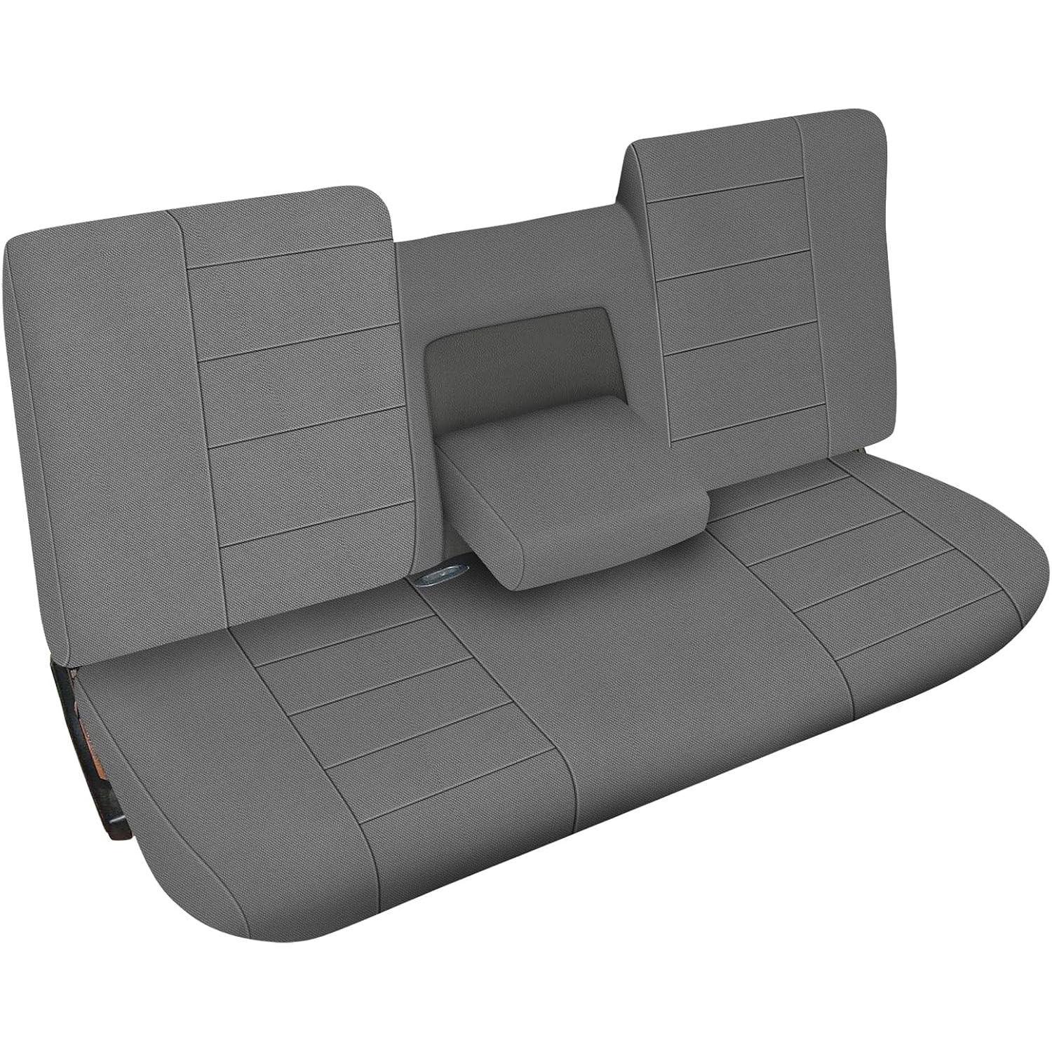 Covelta Front Bench Seat Cover for 1987–1991 Ford F150（Gray）