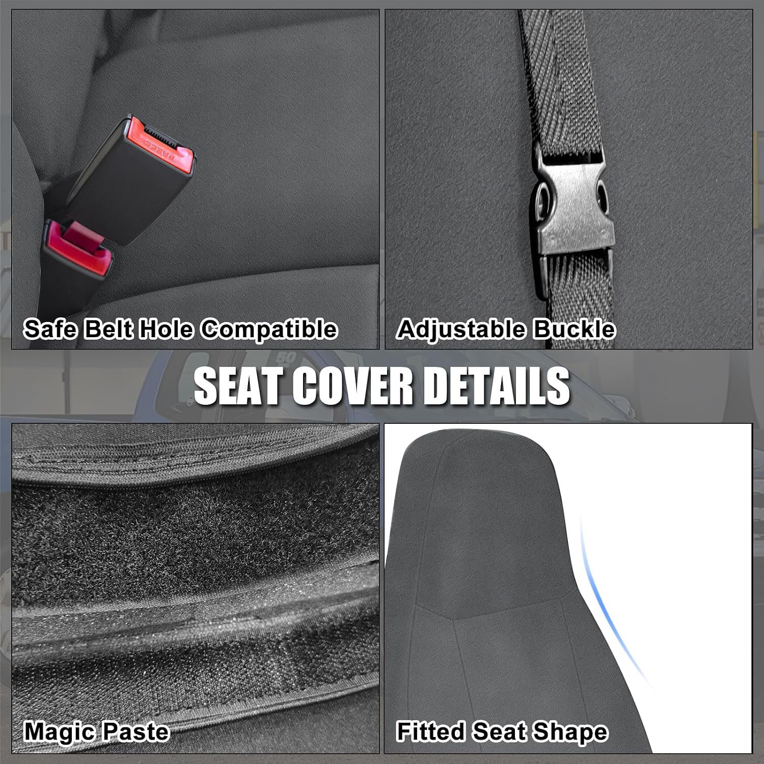 Covelta Front 40/20/40 Split Seat Cover for 1993–1998 Ford F150 F250 F350 F450 F550
