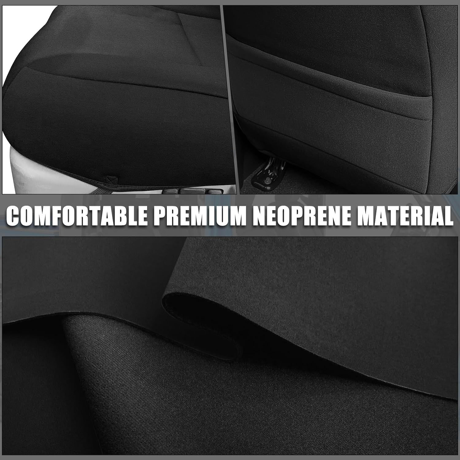 Rear 40/60 Split Seat Cover for 2015–2025 Ford F150 / 2017–2025 Ford F250 F350 F450