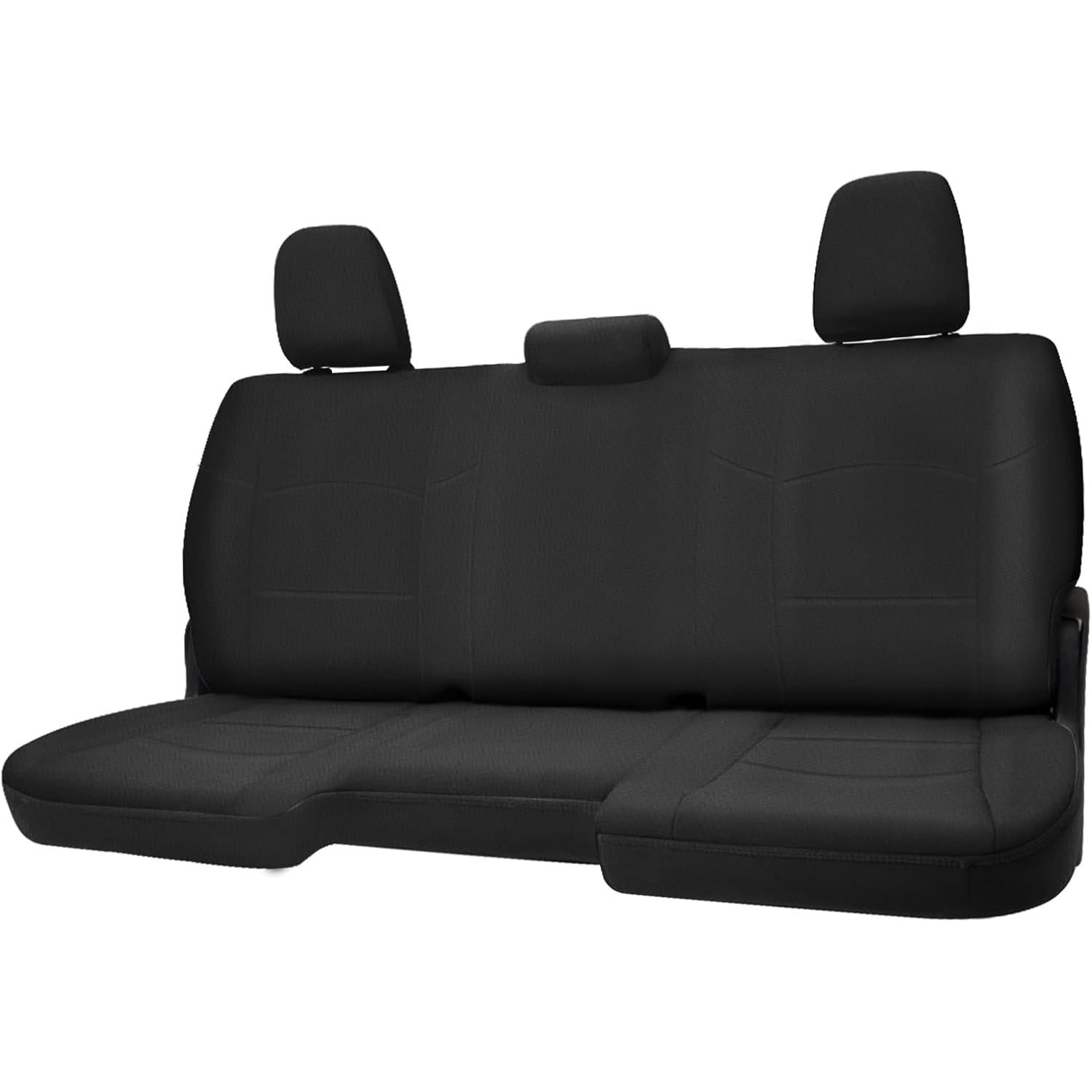 Covelta Rear Bench Seat Cover for 2013–2022 Dodge Ram 1500 2500 Crew Cab (Black)
