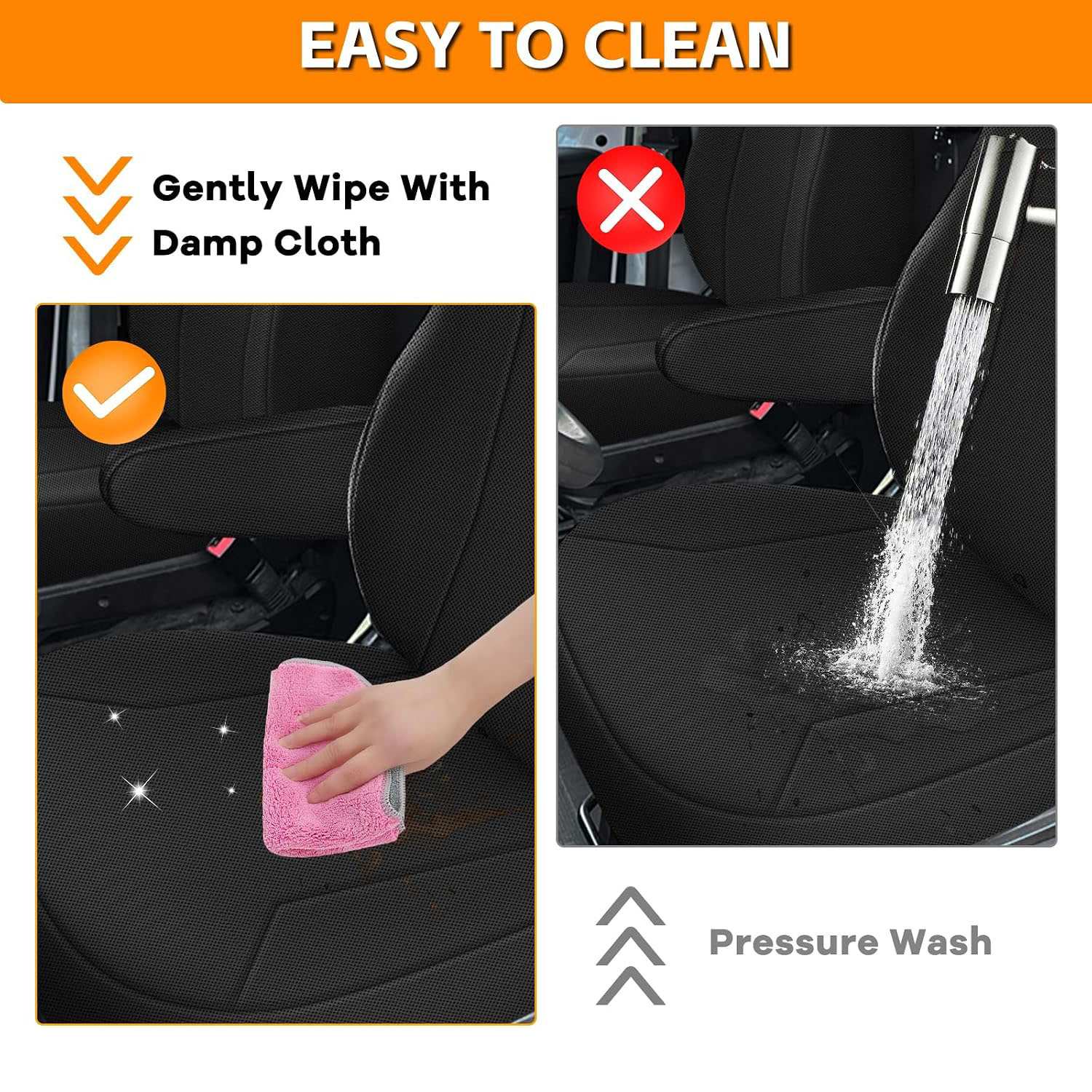 Covelta Front Bucket Seat Covers for 2013–2020 Ram ProMaster Van