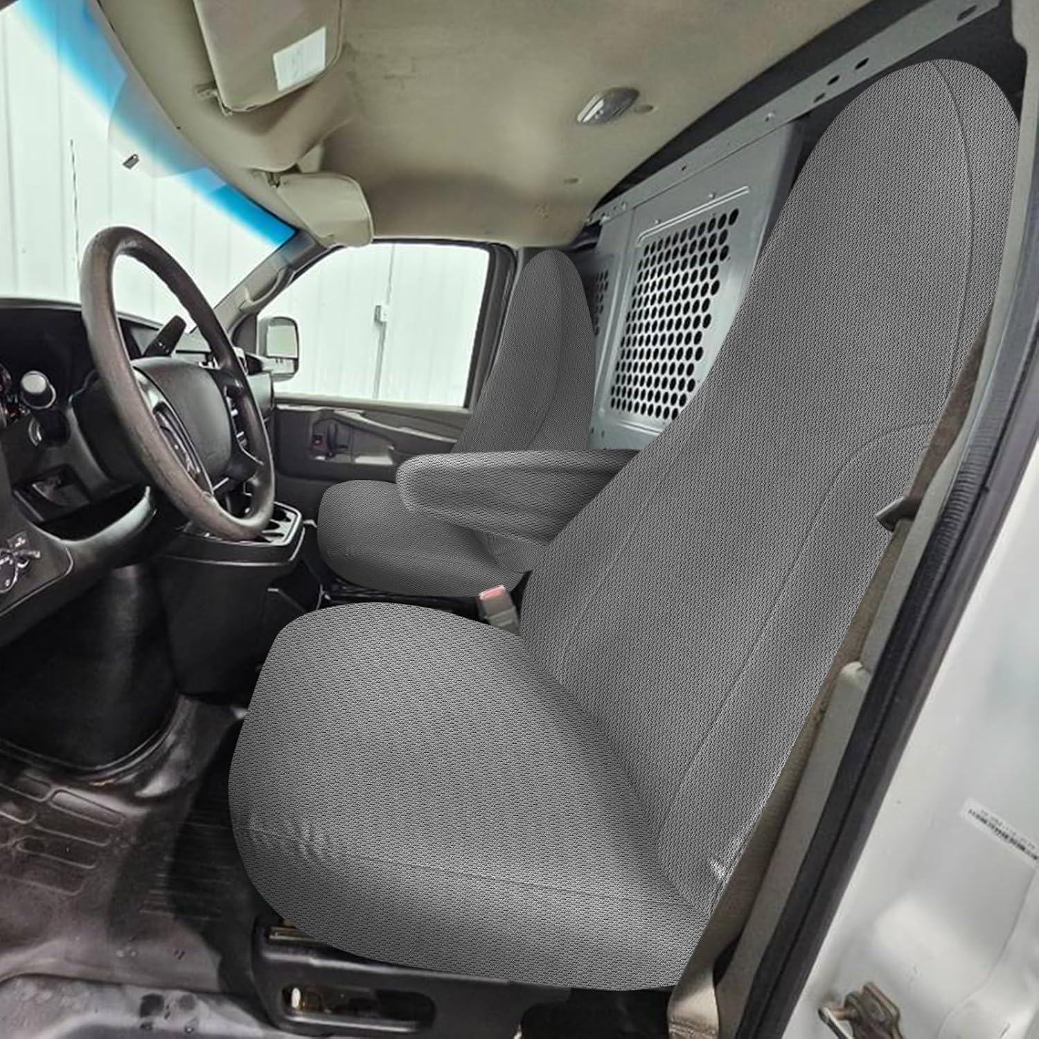 [Copy]Covelta Front Seat Cover for 2010–2021 Chevy Express Van(Gray)