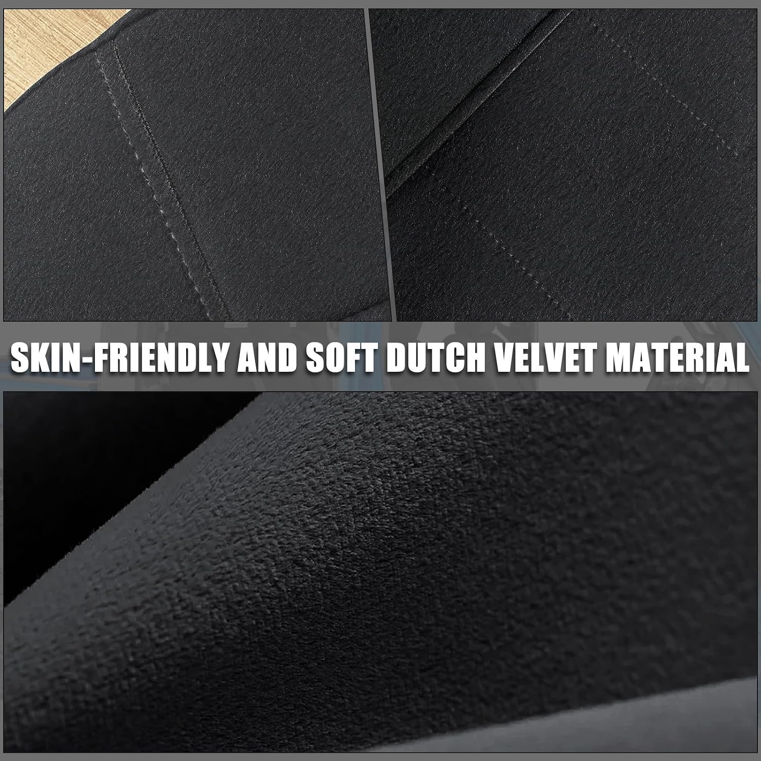 Covelta Front Seat Cover for 1998–2003 Chevy S10（Black and Charcoal）