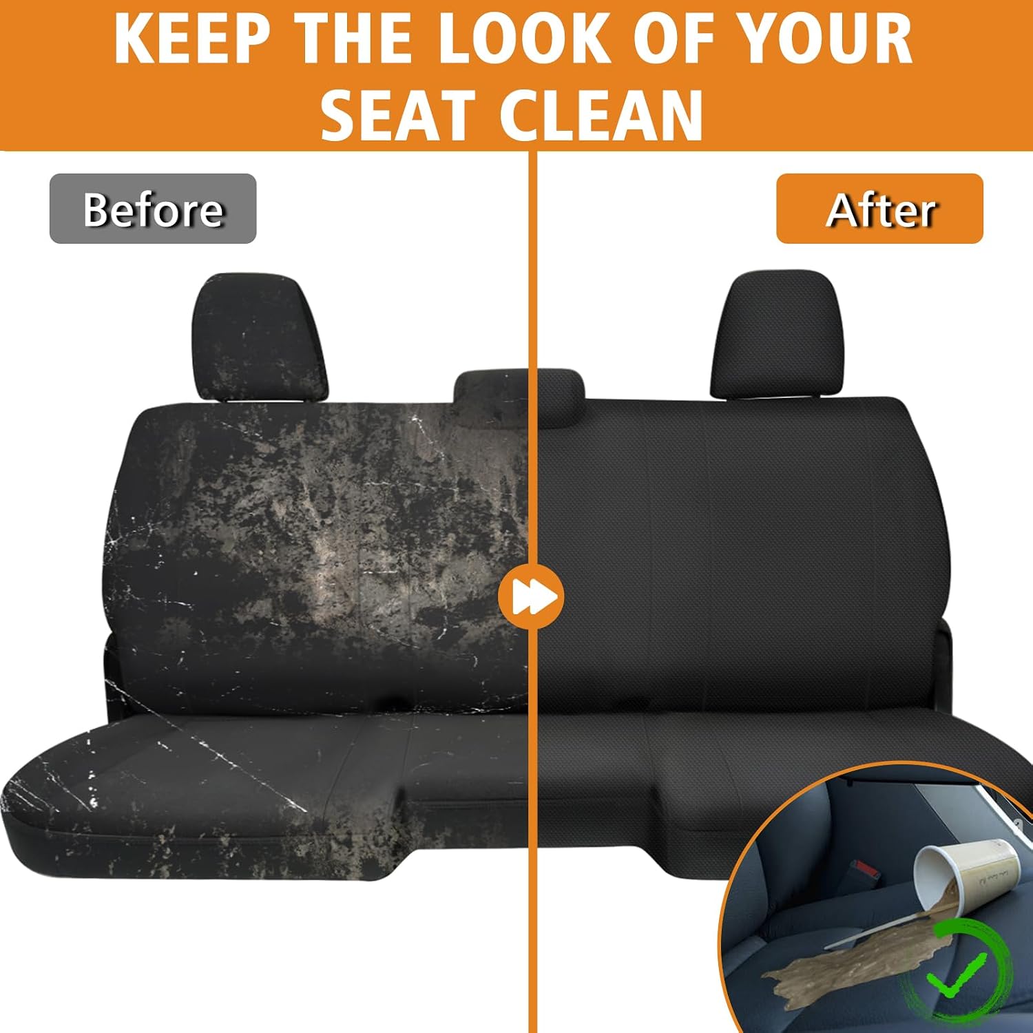 Covelta Front & Rear Seat Covers for 2003–2006 Chevy Silverado Double Cab