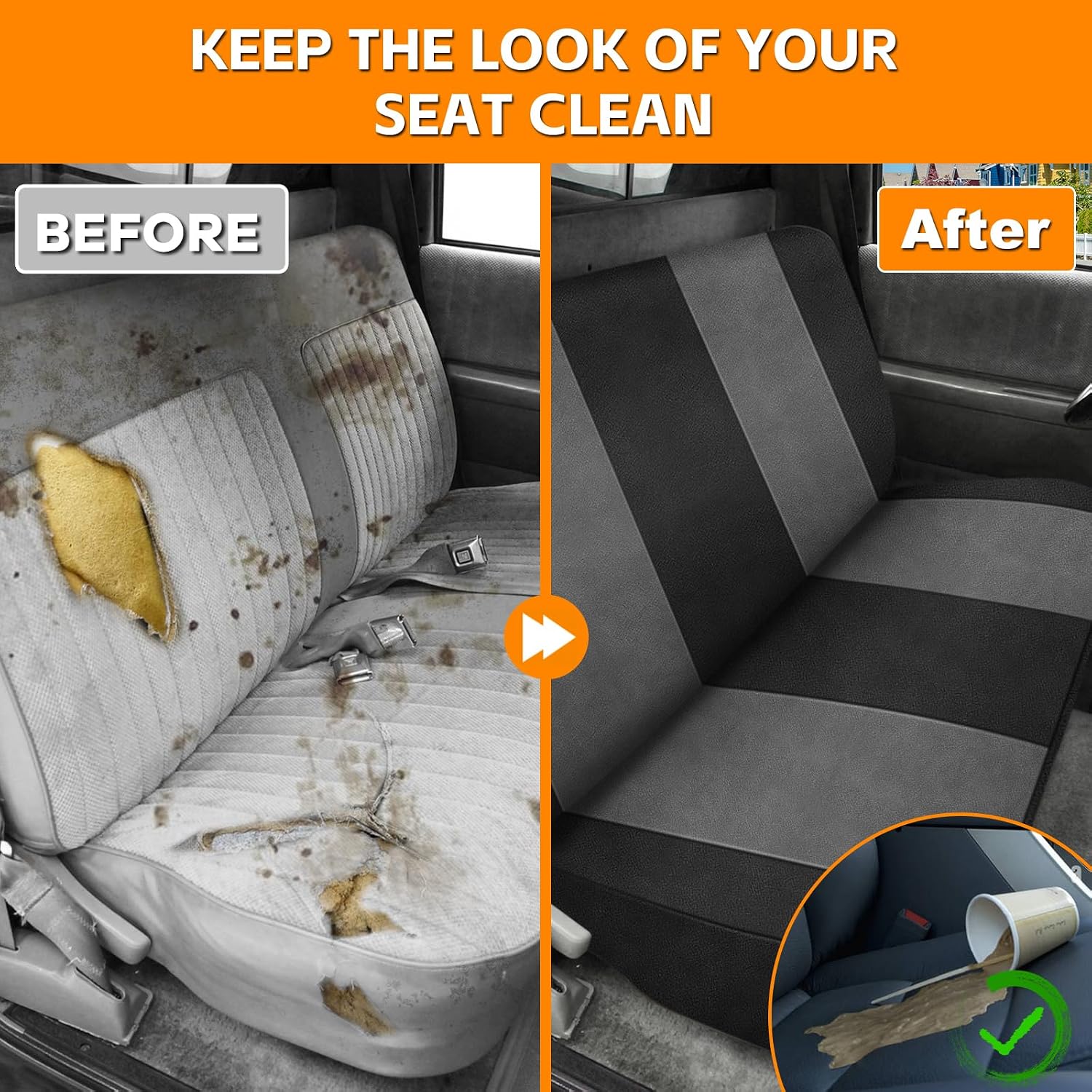 Covelta Front Bench Seat Cover for 1982–1991 Chevy S10