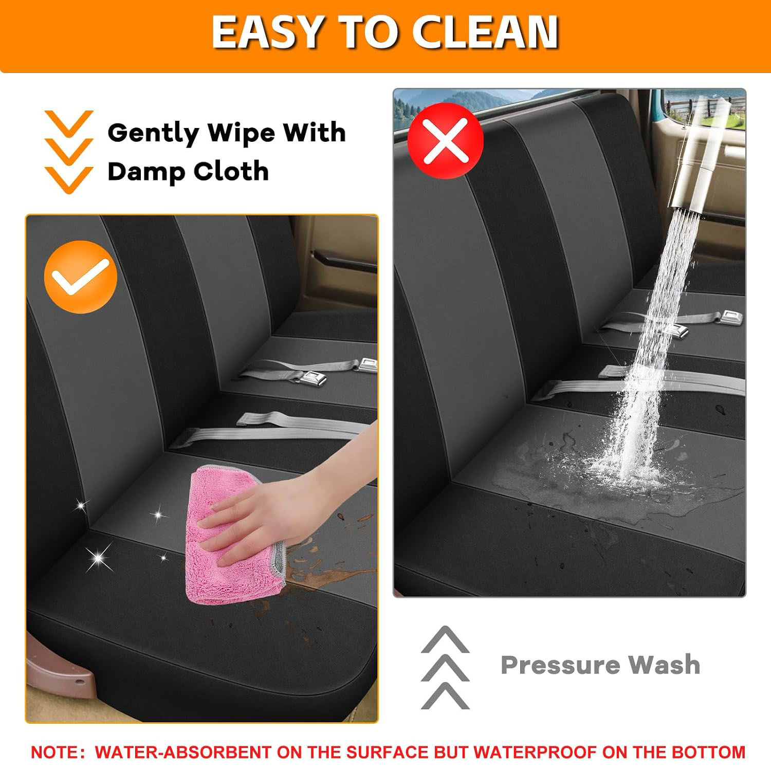 Covelta Front Bench Seat Cover for 1973–1999 Chevy Full-Size Trucks